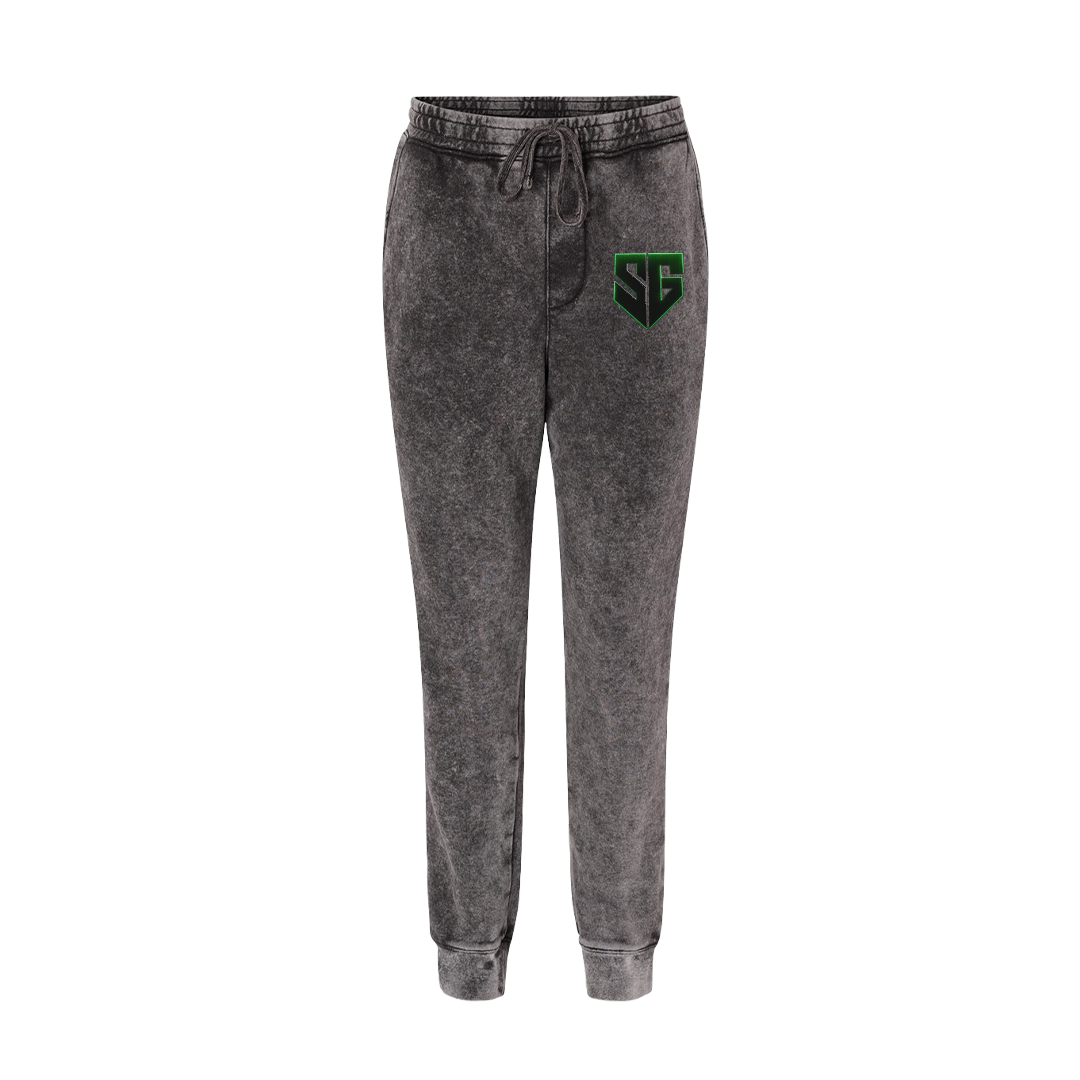 SIGNATURE LOGO MINERAL WASH JOGGERS