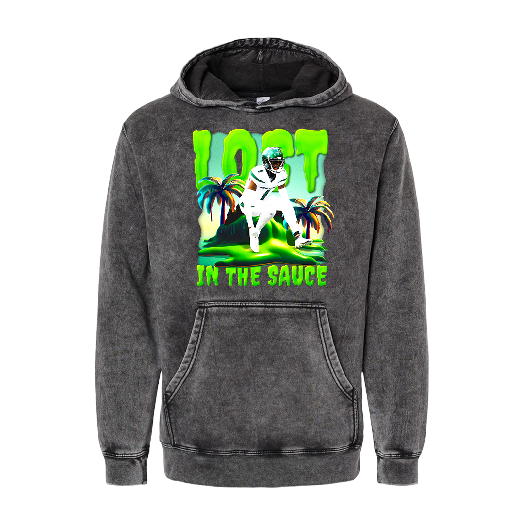 LOST IN THE SAUCE MINERAL WASH HOODIE